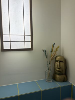 Funky toilet decor  at Veganees in Amsterdam