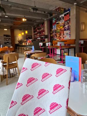 Interior at Veganees in Amsterdam