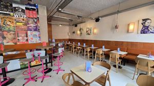 Interior at Veganees in Amsterdam