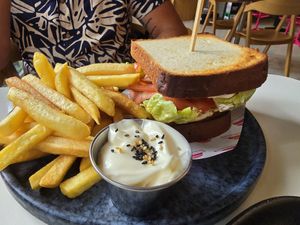 Korean BLT at Veganees in Amsterdam