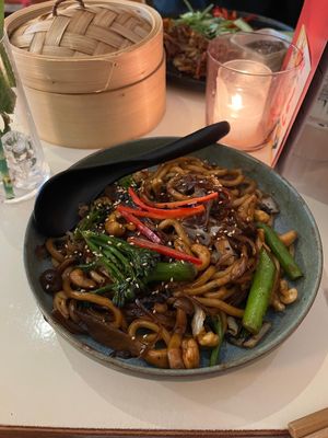 Nameko Fry (€17,00)  at Veganees in Amsterdam