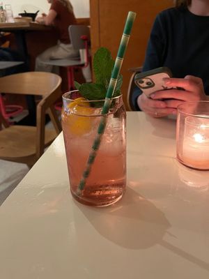 Hibiscus Iced Tea (€4,90)🌺  at Veganees in Amsterdam