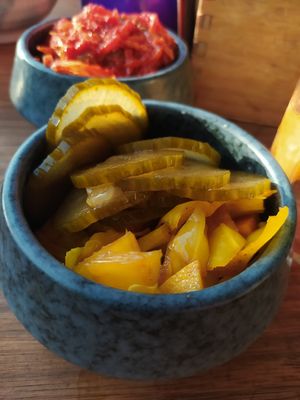 Pickles at Veganees in Amsterdam
