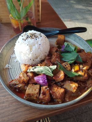 Mapo Tofu at Veganees in Amsterdam