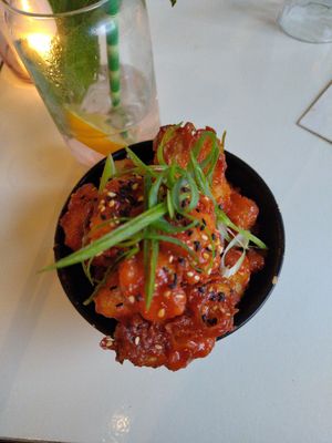 Korean Fried Cauliflower at Veganees in Amsterdam