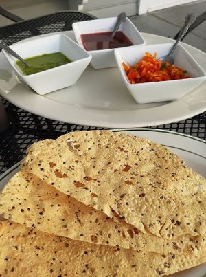 Papadam at Royal Spice in Dunwoody