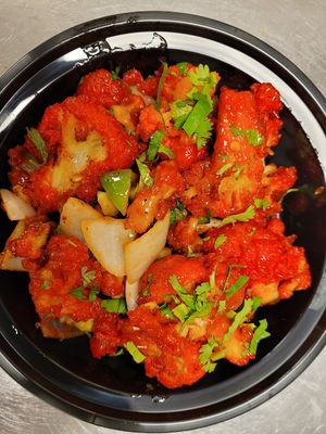 Gobi 65 (Fried Cauliflower) at Royal Spice in Dunwoody