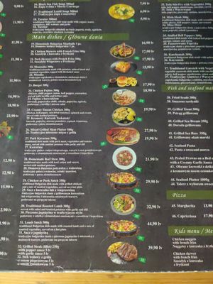 Meat dishes at Restaurant Prince Cyril in Nessebar