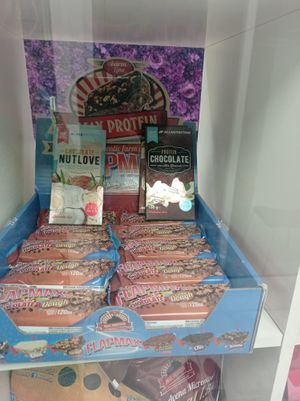 Flapmax and Protein Chocolate at Sweet Fit in West London