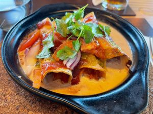 Quesadillas veganas   at Auriga Gastrobar in Ourense