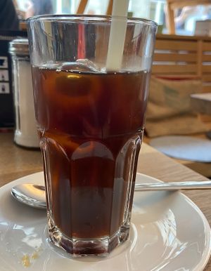 Iced coffee   at Rösterei M.A.G. in Bamberg
