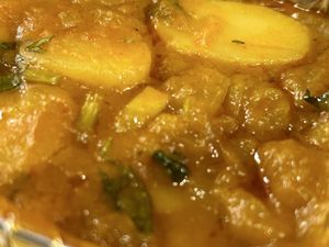 Bombay Potatoes (as take away)   at Indian Brasserie in South Shields