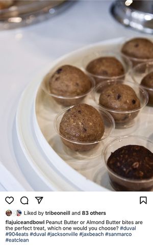 Gluten Free and Vegan Protein Bites at Fla. in Jacksonville