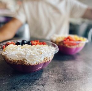 Acai and Pitaya Bowls with Gluten Free Granola at Fla. in Jacksonville