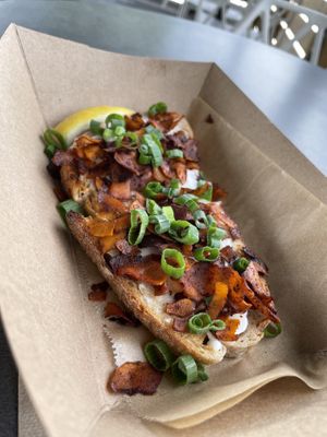 Coconut bacon, mmm mmm no. Simple is better.  at Fla. in Jacksonville