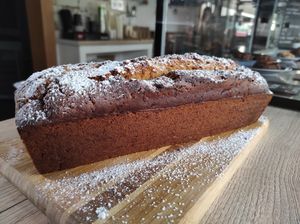 Nutella cake at La Tribu - Pastelería Vegana in Barcelona