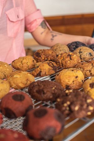 the best cookies at La Tribu - Pastelería Vegana in Barcelona