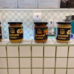 Carry vegan friendly butter 😋 love nut culture almond butter! at Carrotsticks & Cravings - Stanley in Central Singapore