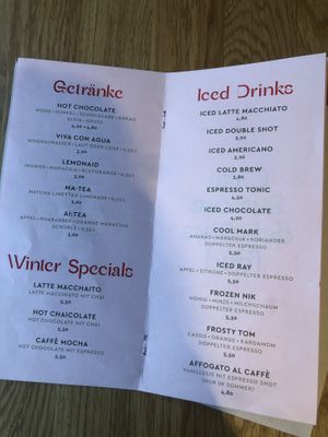 Drinks   at Kijamii Kaffee in Witten