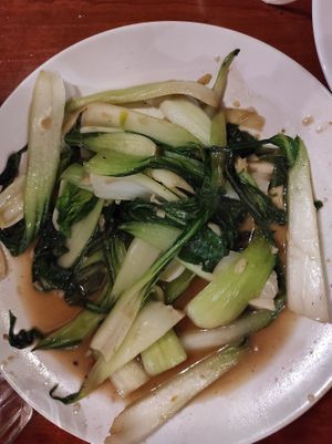 Fried vegetables at Em Oi Pho in Budapest