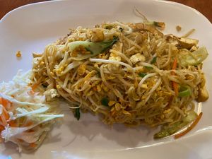 The only vegan option they had at Em Oi Pho in Budapest