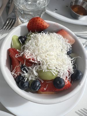 fruit bowl  at Heist Cafe in San Francisco
