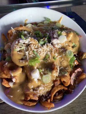 Loaded fries   at Pauseitively Vegan in Deerfield Beach