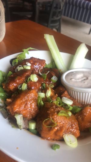 Wings! Ordered another one right away they were THAT good  at Pauseitively Vegan in Deerfield Beach