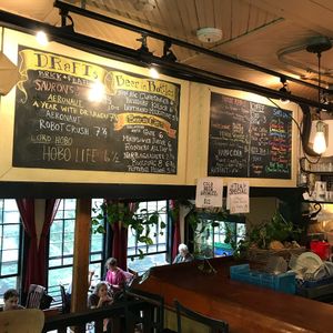 Bar drinks menu at The Lady Killigrew in Montague