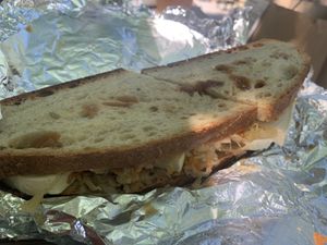 Delicious tofu sandwich at The Lady Killigrew in Montague