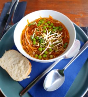 Leckere Asiatische Suppe at Himmelblau Tapas Bar & Restaurant in Lienz