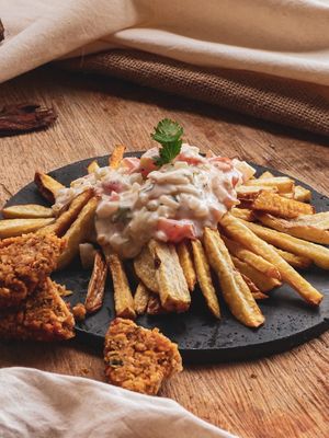 Veggie Belgas at Vegan & Veggie in Medellin