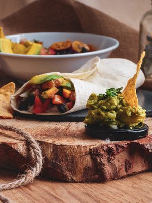 Burrito at Vegan & Veggie in Medellin