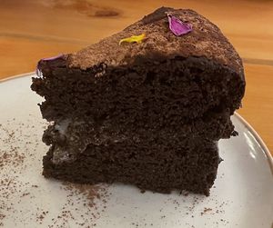 Lady lady (chocolate cake)  at Vegan & Veggie in Medellin