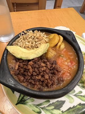 bandejas paisas, delicious and big!   at Vegan & Veggie in Medellin