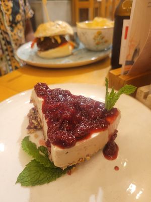 cheesecake😋 at Vegan & Veggie in Medellin