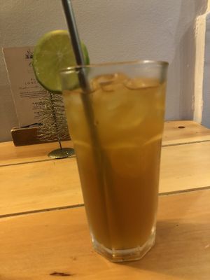 Colombian lemonade   at Vegan & Veggie in Medellin