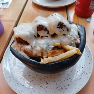 Papas belgas at Vegan & Veggie in Medellin