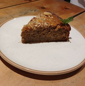 Torta de banano, 10/10 at Vegan & Veggie in Medellin