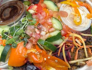 custom harvest bowl at In Season in Louisville