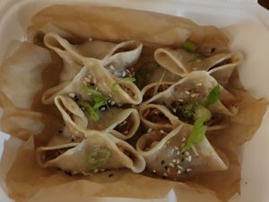 Dumplings at Dim Sum Spot Palackého in Prague