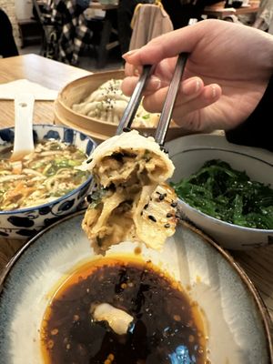Tempeh sauerkrautt  at Dim Sum Spot Palackého in Prague