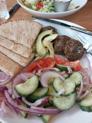 The avocado was from my husband's dish. at La Crosse Distilling Co in La Crosse