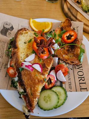 Momi Club Sandwich at MOMI in Frankfurt