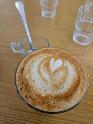 Oat Cappuccino at MOMI in Frankfurt