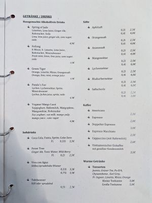 Page 6 of 7 of menu at The Butterfly Lovers at The Butterfly Lovers in Berlin