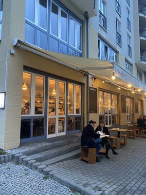 Where we sat  at The Butterfly Lovers in Berlin