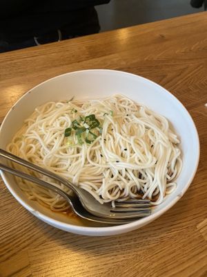 Black bean noodle starter   at The Butterfly Lovers in Berlin