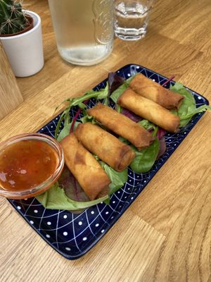 Spring rolls  at The Butterfly Lovers in Berlin