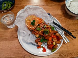 Extra spicy meal at The Butterfly Lovers at The Butterfly Lovers in Berlin